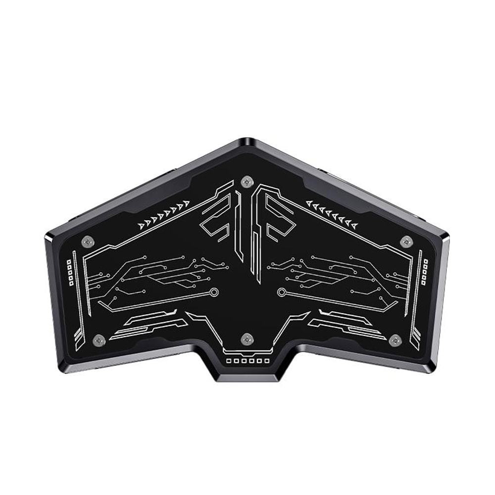 Magnetic Tablet Cooling Fan Twin Turbo Semiconductor Radiator for Gaming Devices