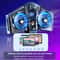 Magnetic Tablet Cooling Fan Twin Turbo Semiconductor Radiator for Gaming Devices