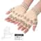 Skin Tone Fingerless Compression Gloves For Arthritis Relief And Non Slip Grip 2