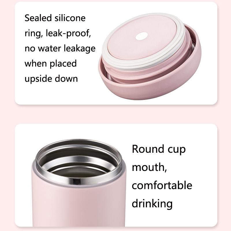 Smart Temperature Kids Vacuum Flask Mini Digital Thermos Leakproof Stainless Steel Bottle 1