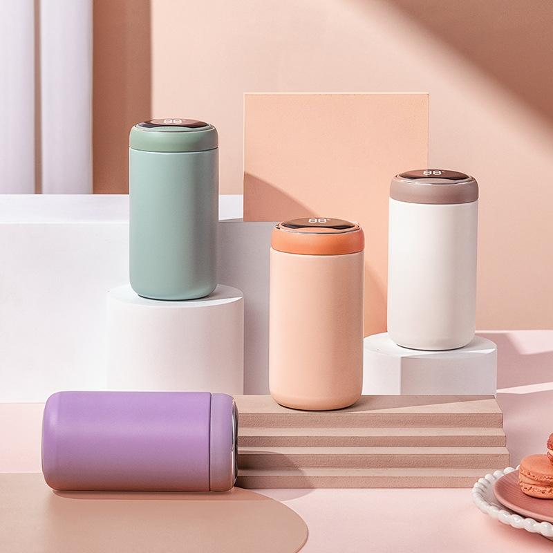 Smart Temperature Kids Vacuum Flask Mini Digital Thermos Leakproof Stainless Steel Bottle 5