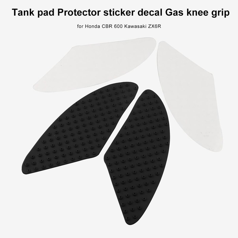 Motorcycle Tank Grip Pads Anti-Slip Knee Grip Side Protection Pad Yamaha Honda Kawasaki