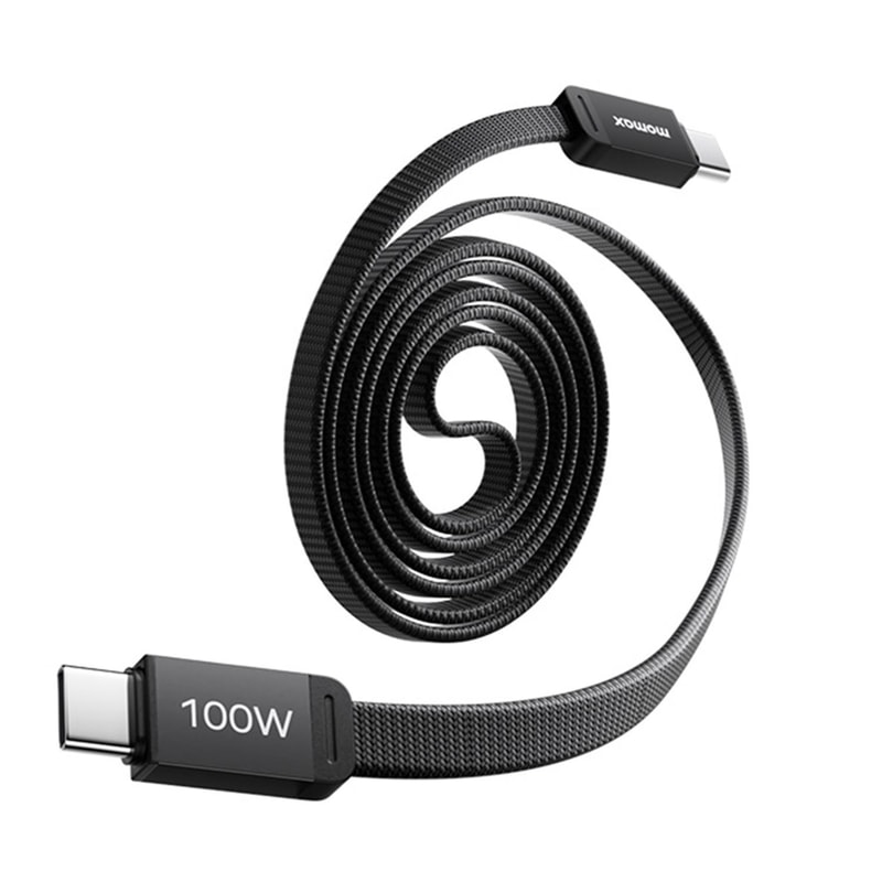 100W USB C Magnetic Retractable Fast Charging Braided Cable For Phones Tablets Laptops 0