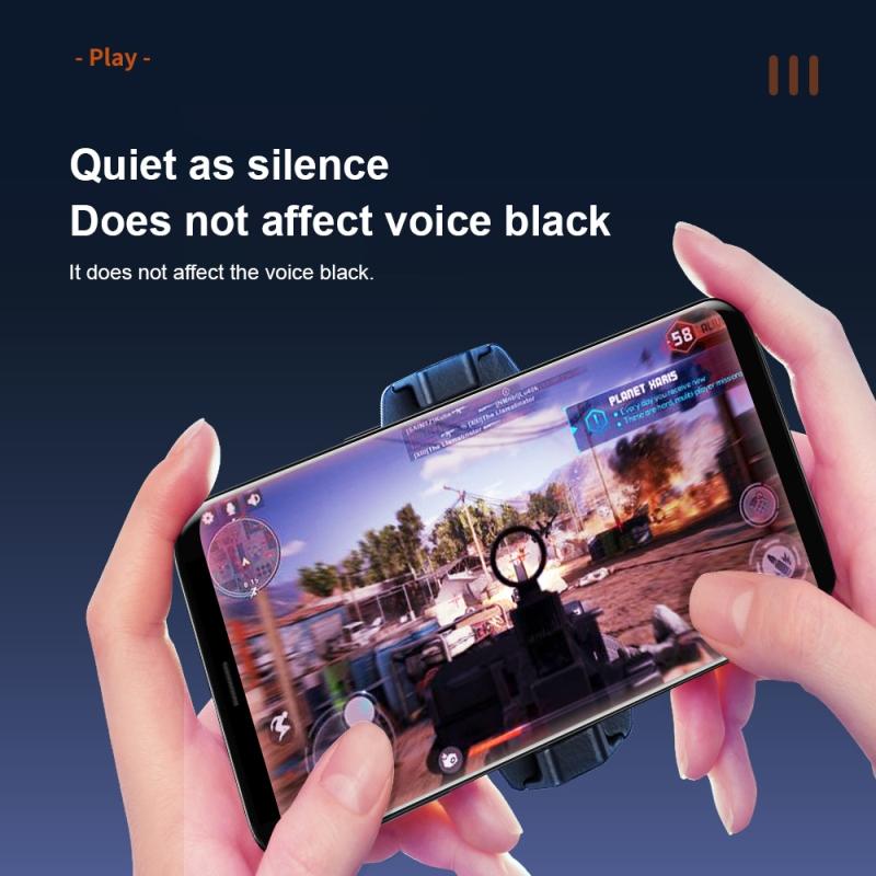 Mobile Gaming Cooler Snap-Type Silent Phone Cooling Fan for Smartphones