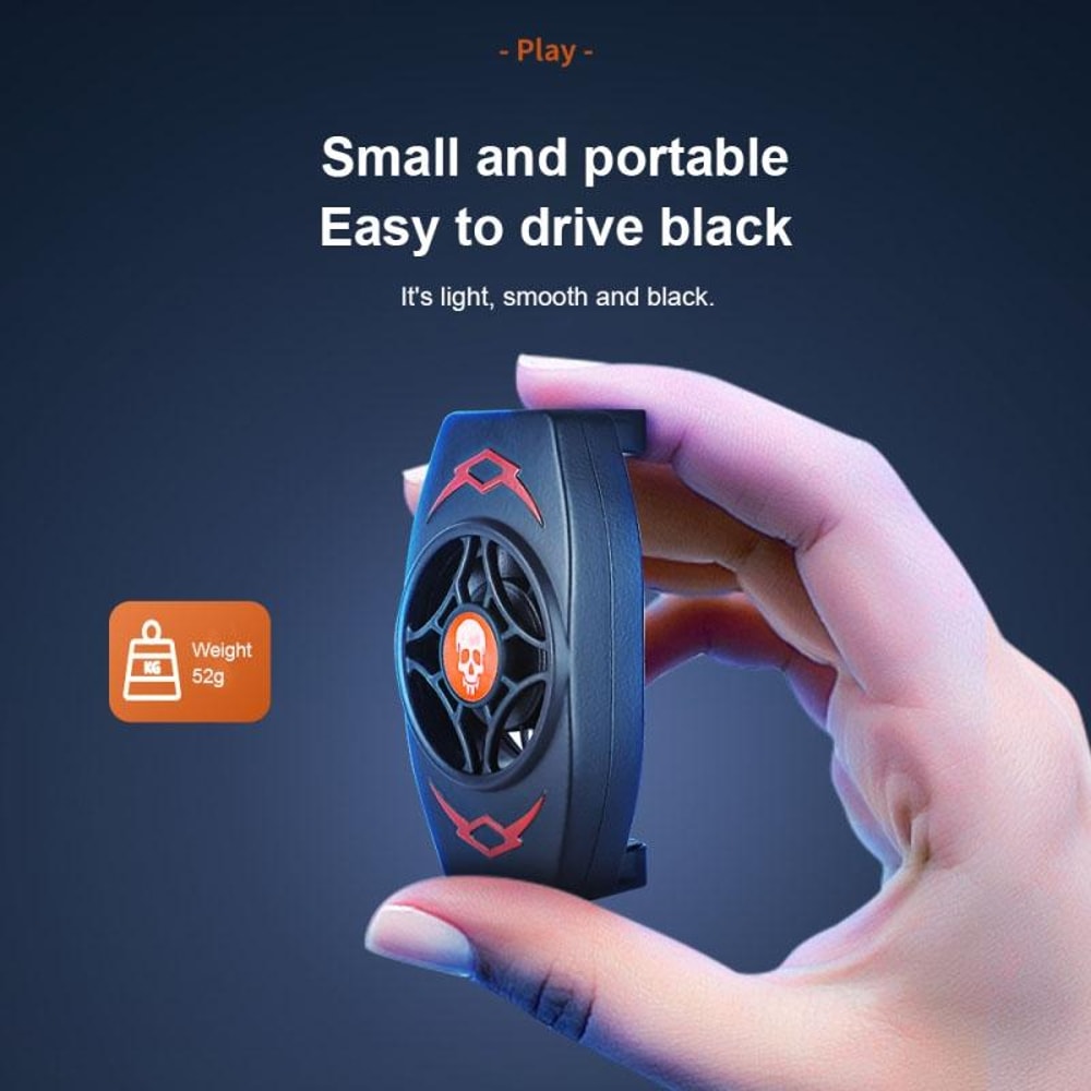 Mobile Gaming Cooler Snap-Type Silent Phone Cooling Fan for Smartphones