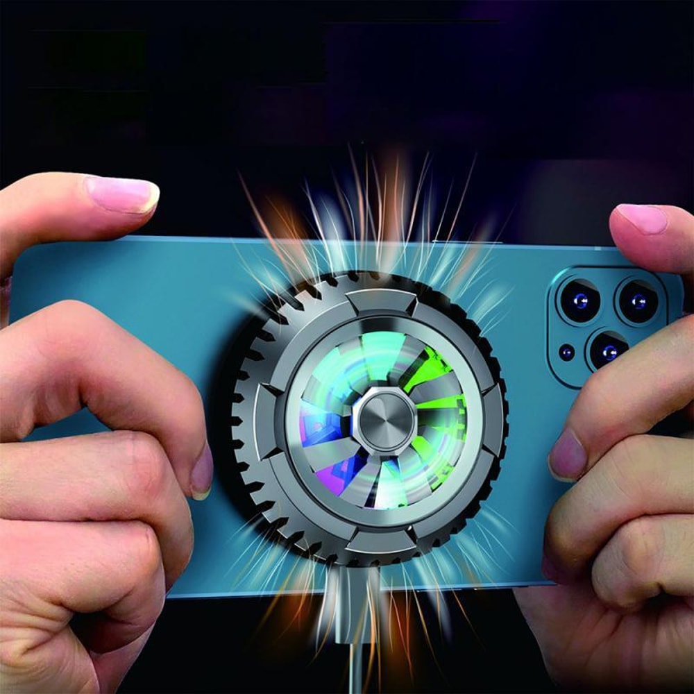 Mobile Gaming Cooler Snap-Type Silent Phone Cooling Fan for Smartphones