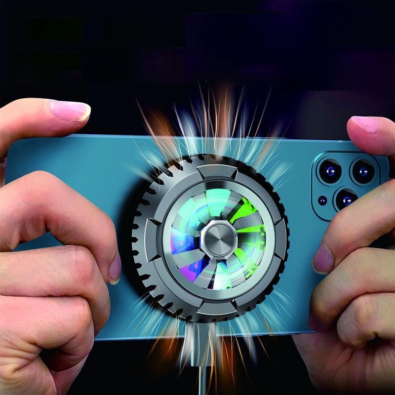 Mobile Gaming Cooler Snap-Type Silent Phone Cooling Fan for Smartphones