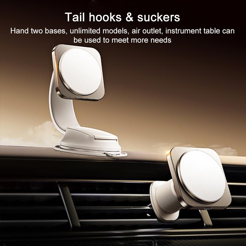 Mag Mount Magnetic Wireless Car Charger & Magnetic Phone Holder for Car