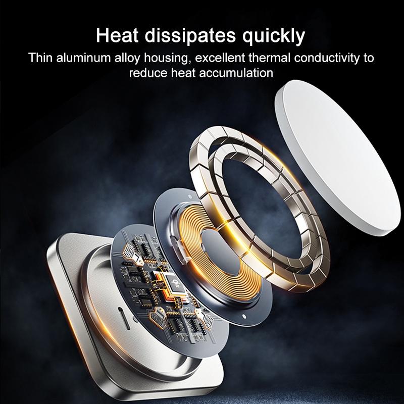 Mag Mount Magnetic Wireless Car Charger & Magnetic Phone Holder for Car