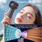Speed USB Semiconductor Cooling Fan Handheld Fan with Digital Display, Rechargeable Portable Design