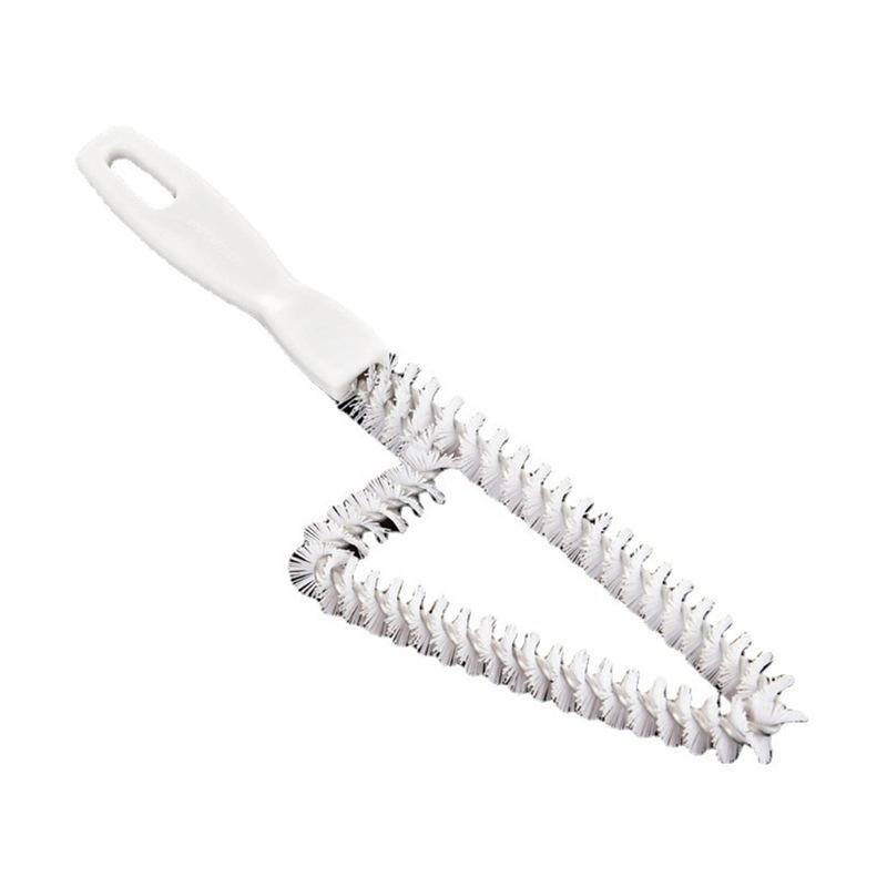 Triangular Window Track Cleaning Brush for Kitchen Crevices and Stovetop Gaps