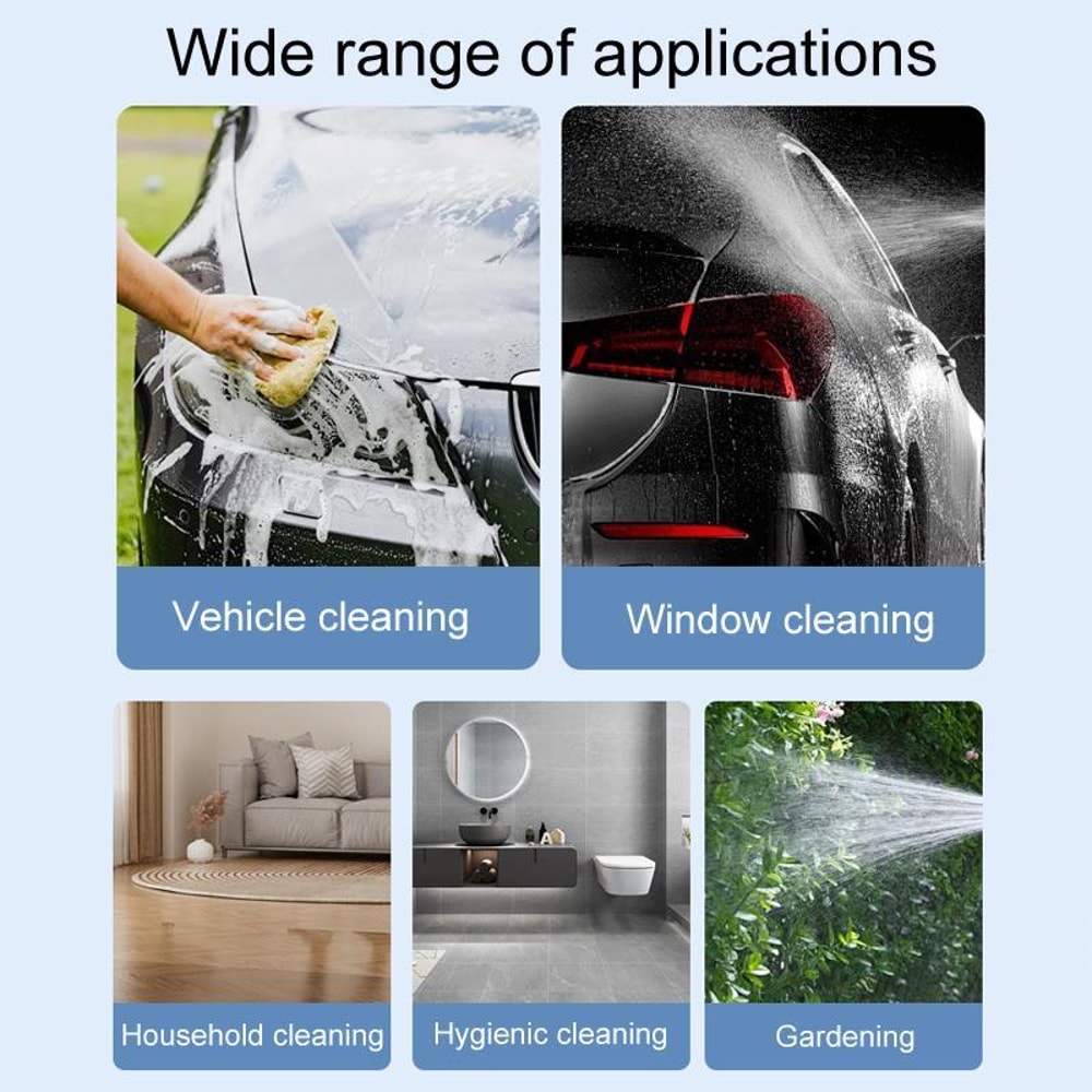 Cordless Foam Sprayer Portable Pressure Car Wash & Garden Sprayer