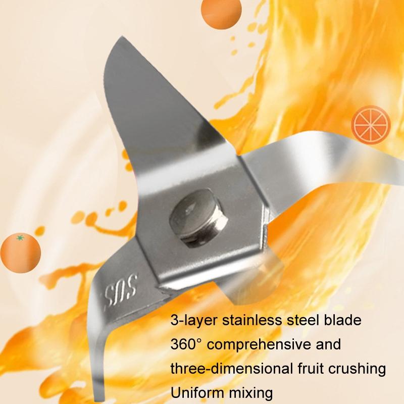 Portable USB Rechargeable Blender Bottle Mini Juicer for Smoothies & Fresh Juice On the Go