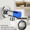 High Flow Brass Angle Valve With Check Valve LeakProof Toilet Inlet Valve 4