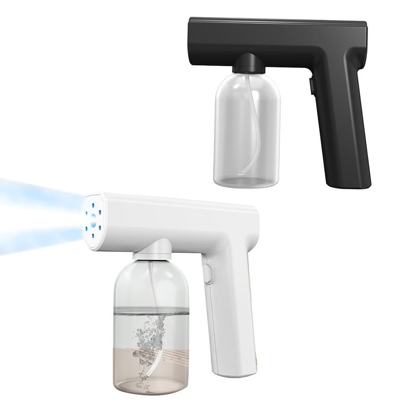 Portable Blue Light Sanitizer Spray Gun Handheld Nano Disinfectant Mister 0
