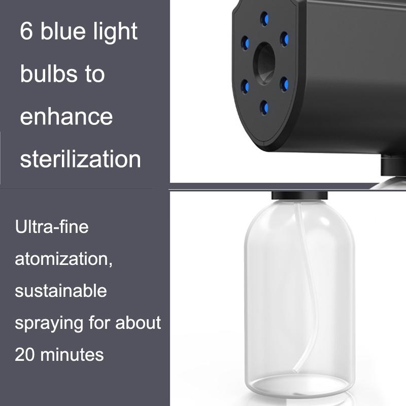 Portable Blue Light Sanitizer Spray Gun Handheld Nano Disinfectant Mister 1