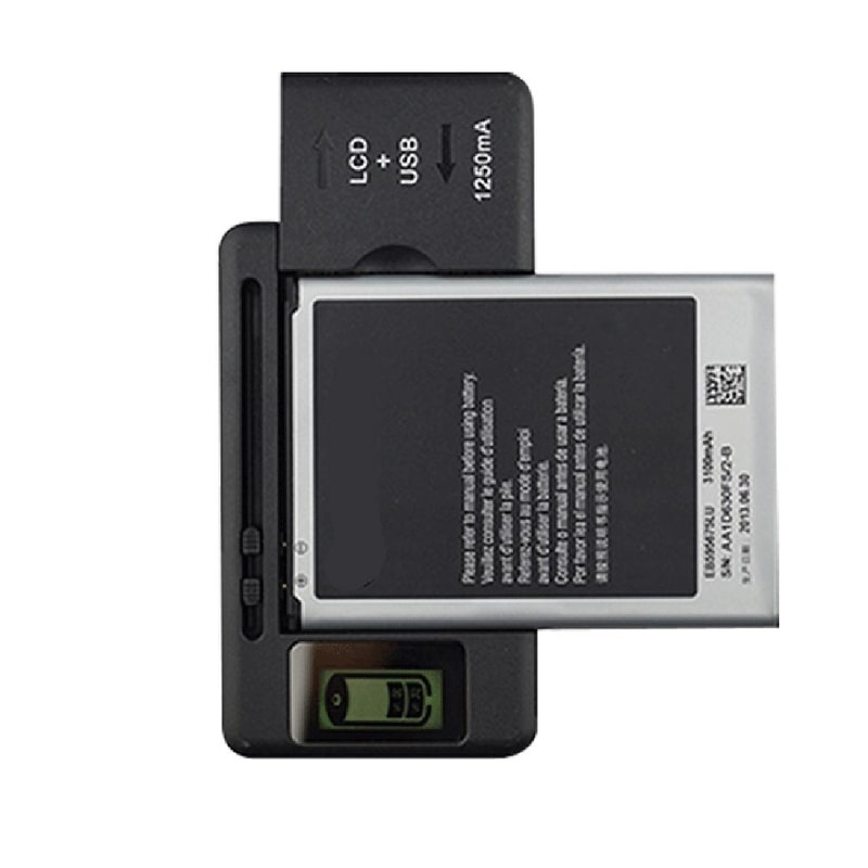Universal Battery Charger With USB Output And LCD Display For Smartphones 1
