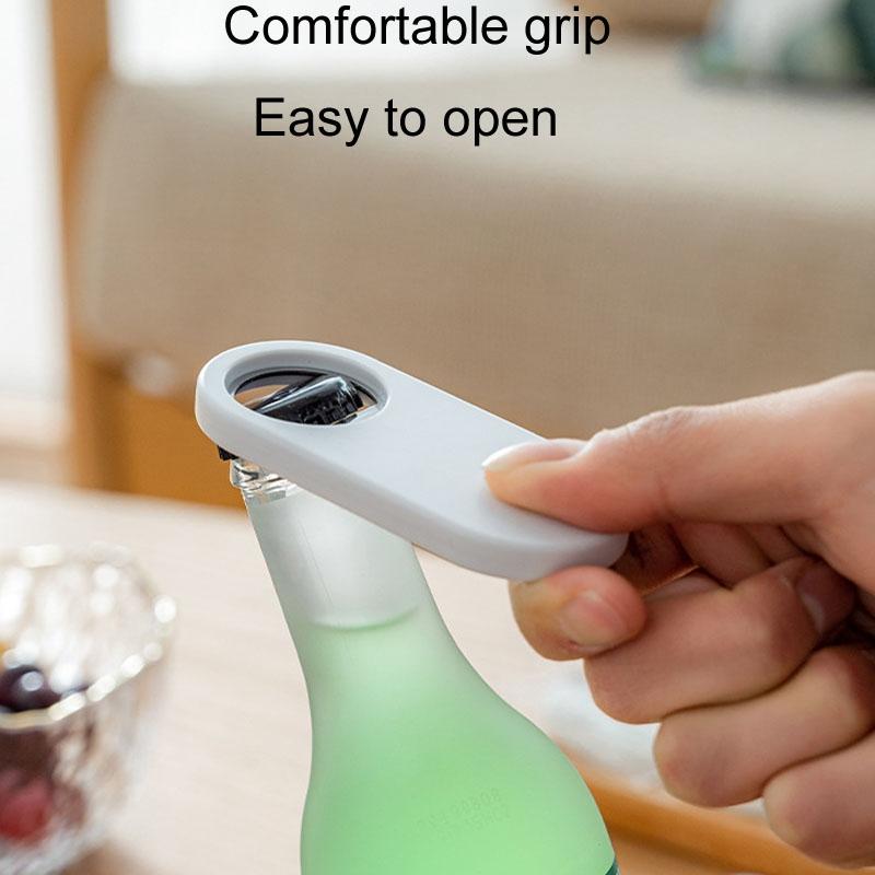 Magnetic Bottle Opener for Beer and Soda with Cap Catcher