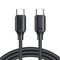 60W USB C To USB C Fast Charging Cable Durable Data Sync Cord 0