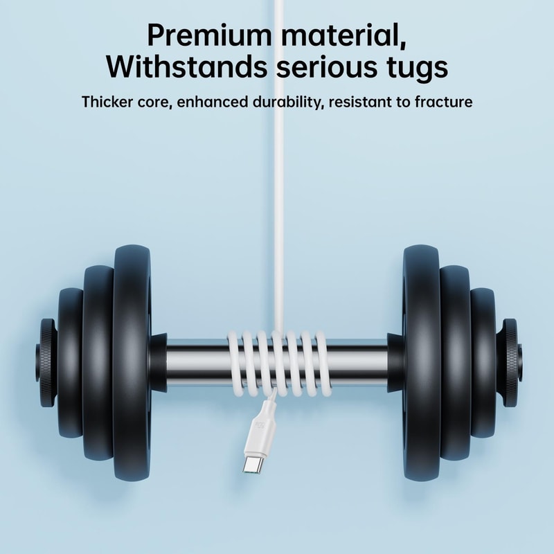 60W USB C To USB C Fast Charging Cable Durable Data Sync Cord 6