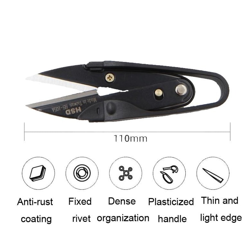 Precision U Shape Thread Snips Embroidery Scissors For Sewing And DIY Crafts 1