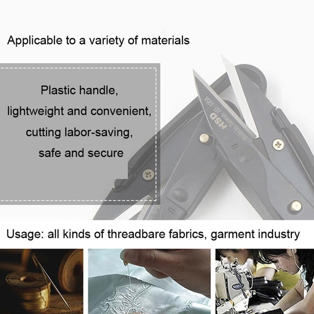 Precision U Shape Thread Snips Embroidery Scissors For Sewing And DIY Crafts 3