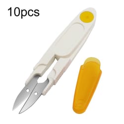embroidery scissors with safety cover for cross stitch thread trimming and craft use