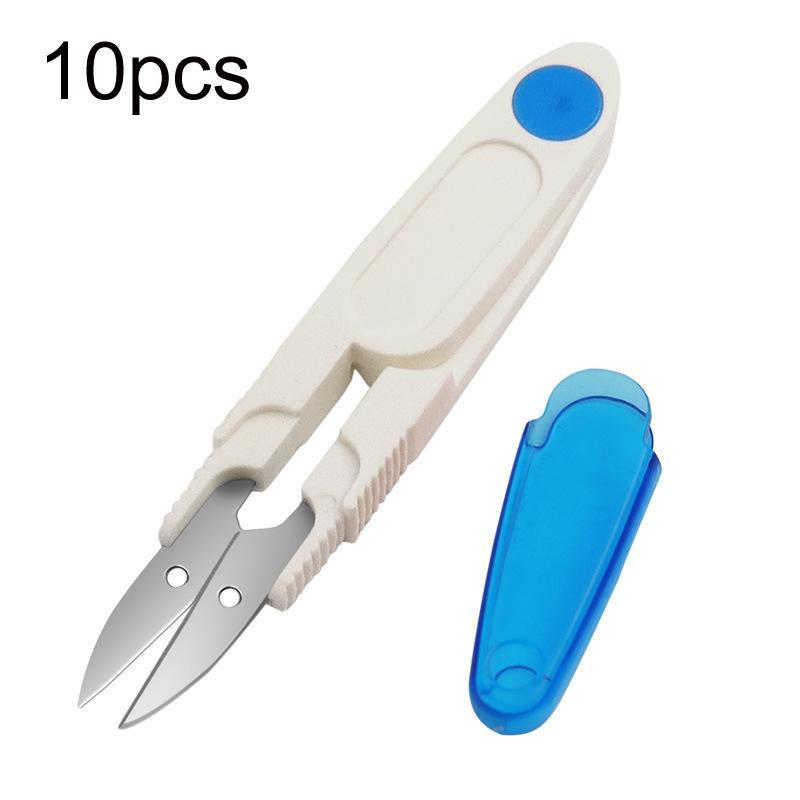 Embroidery Scissors with Safety Cover for Cross Stitch Thread Trimming and Craft Use