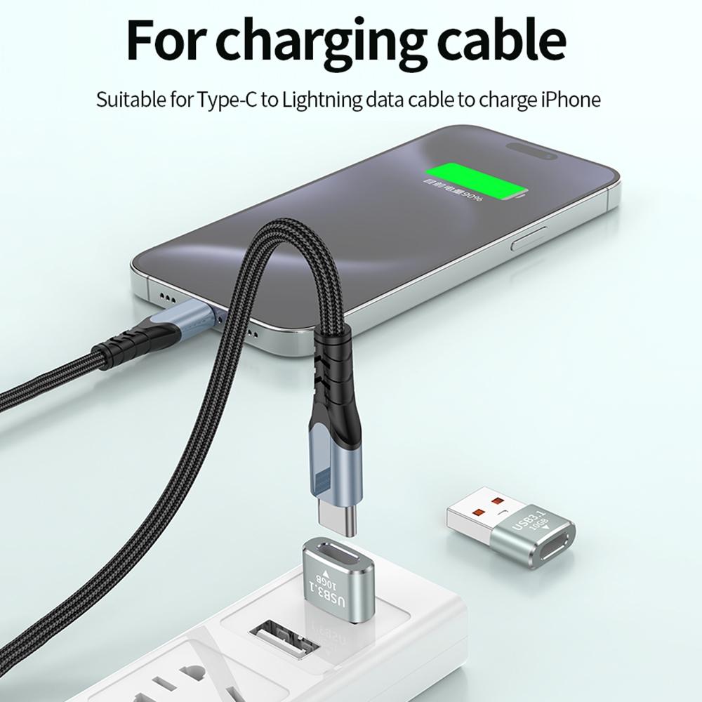 120W USB To Type C OTG Adapter 10Gbps Fast Data Transfer Compact Converter 6