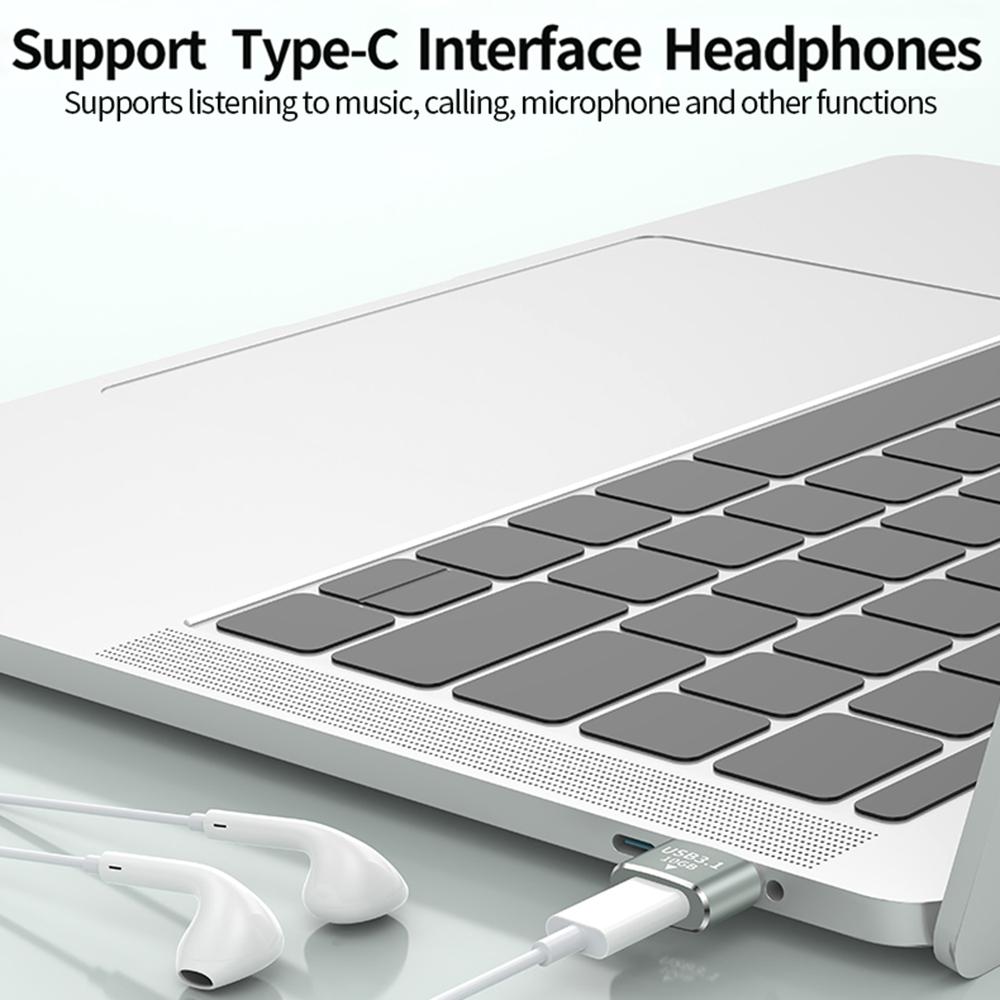 120W USB To Type C OTG Adapter 10Gbps Fast Data Transfer Compact Converter 9