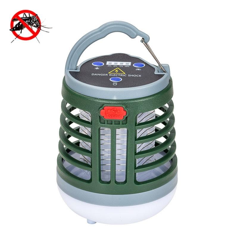 USB Rechargeable Mosquito Trap Lamp Outdoor LED Bug Zapper With UV Light 4