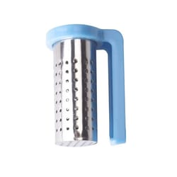 portable stainless steel tea strainer for loose leaf tea with easy grip handle
