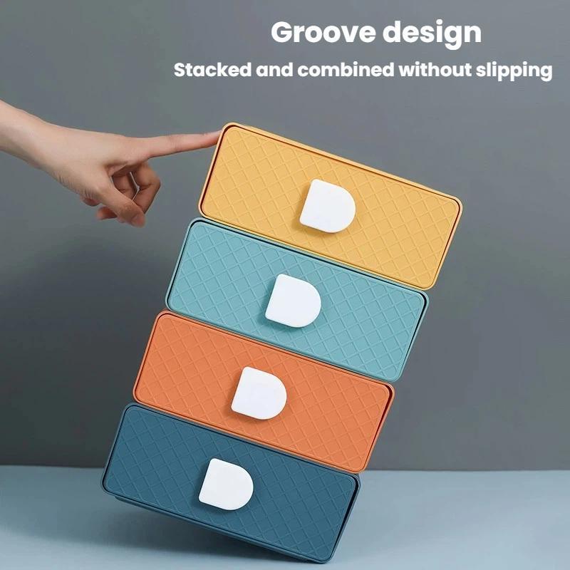 Compact Desk Organizer Drawer Storage Box For Cosmetics Office Storage 1