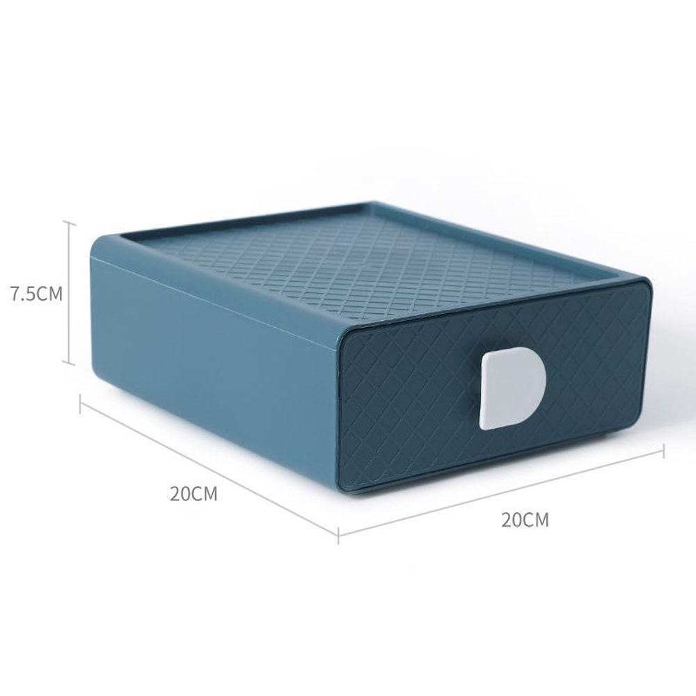 Compact Desk Organizer Drawer Storage Box For Cosmetics Office Storage 7