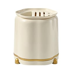 rotating knife holder for kitchen counter with cutlery and chopsticks storage