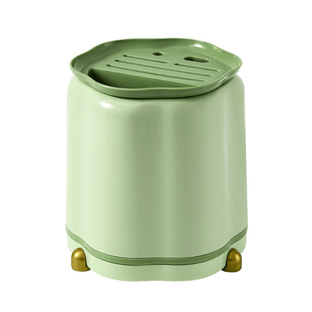 Rotating Knife Holder For Kitchen Counter With Cutlery And Chopsticks Storage 9