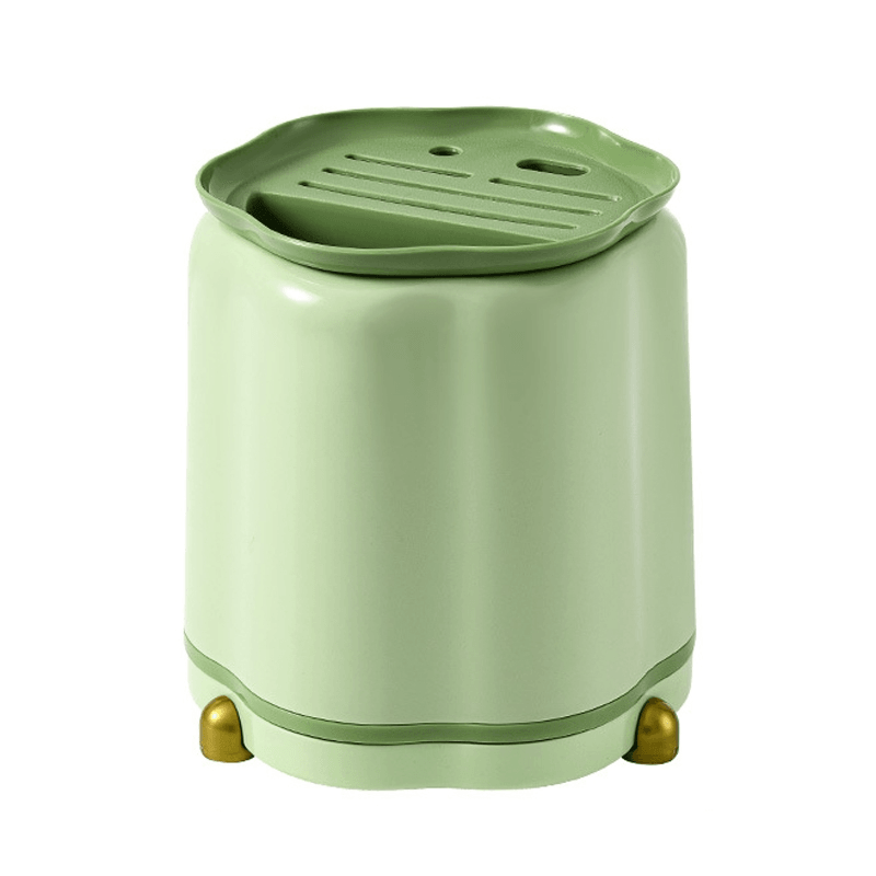 Rotating Knife Holder For Kitchen Counter With Cutlery And Chopsticks Storage 9