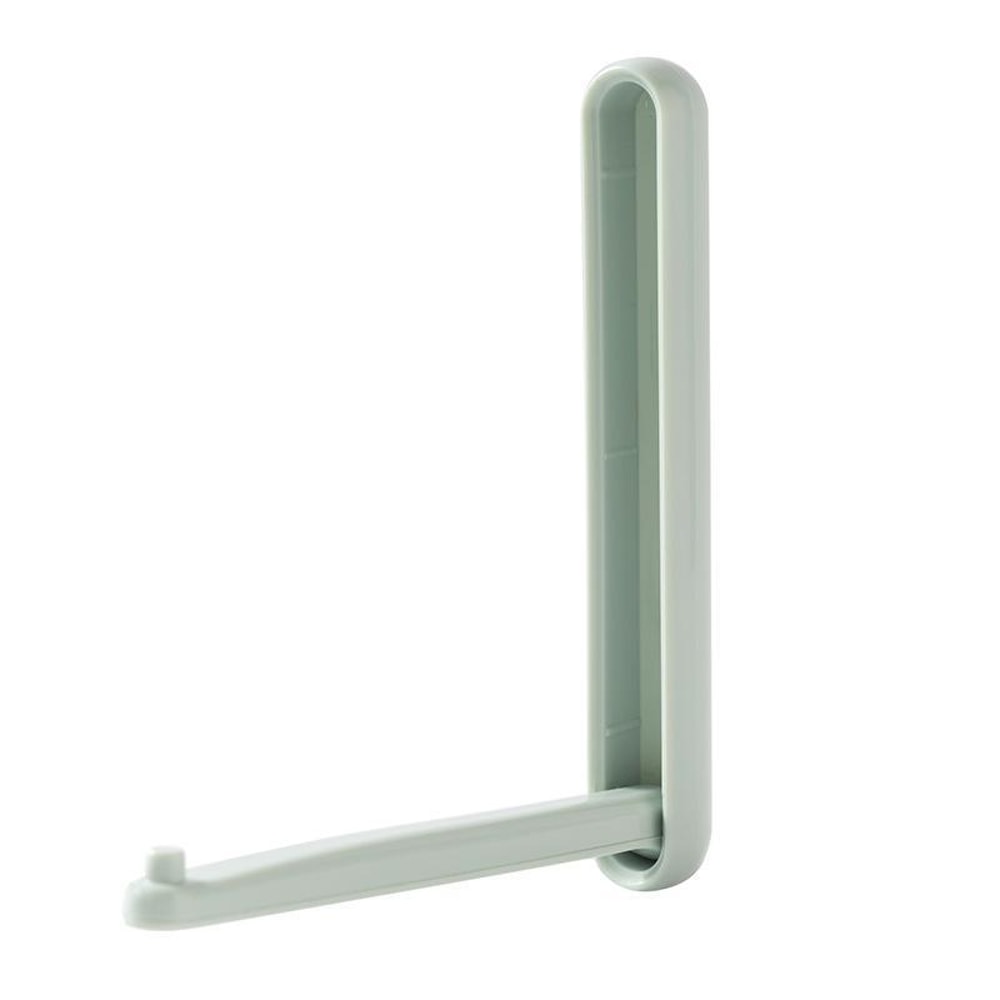 No Drill Foldable Hanger Organizer Wall Mounted Balcony Clothes Rack 10