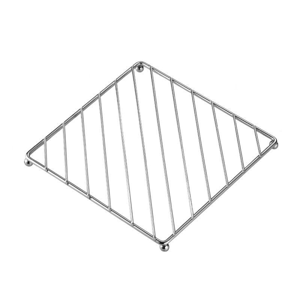 Square Stainless Steel Trivet Heat Resistant Pot Holder For Hot Pots And Dishes 0