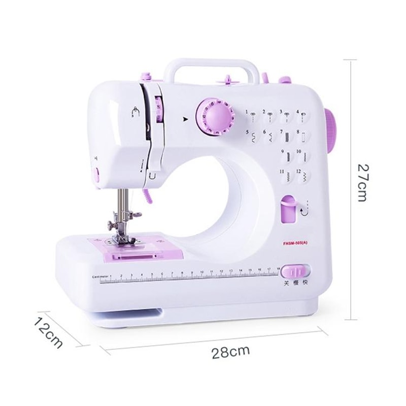 Portable Mini Sewing Machine Desktop Electric Sewing Machine for Home DIY Use