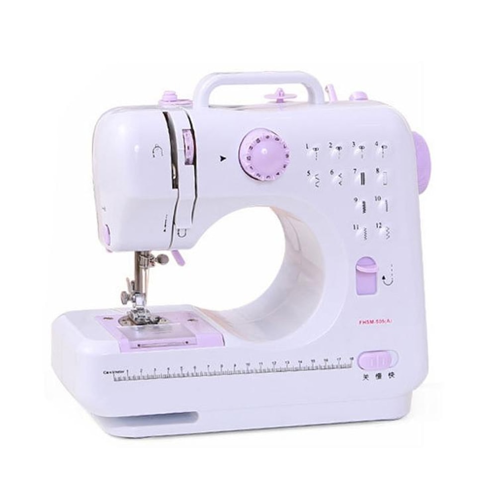 Portable Mini Sewing Machine Desktop Electric Sewing Machine for Home DIY Use