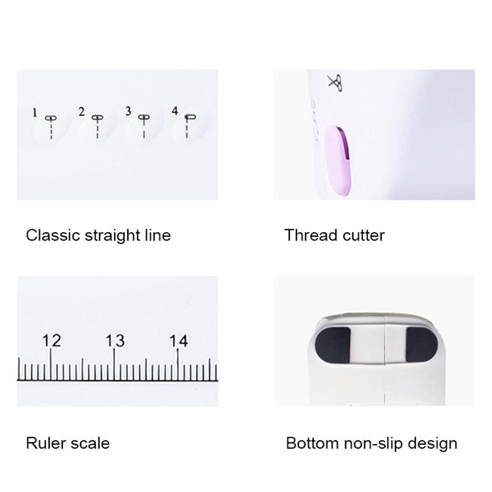 Portable Mini Sewing Machine Desktop Electric Sewing Machine for Home DIY Use