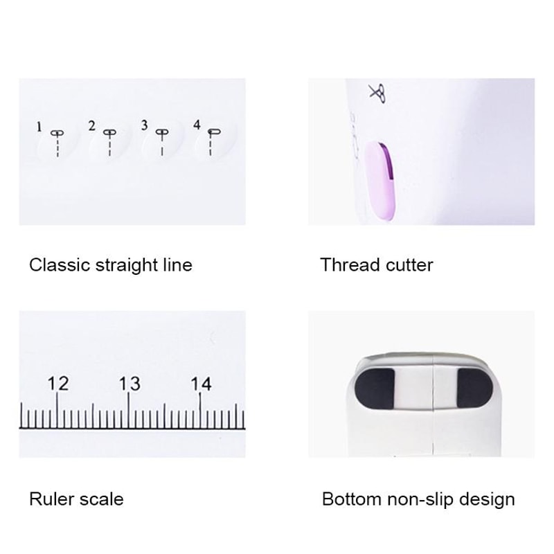 Portable Mini Sewing Machine Desktop Electric Sewing Machine for Home DIY Use