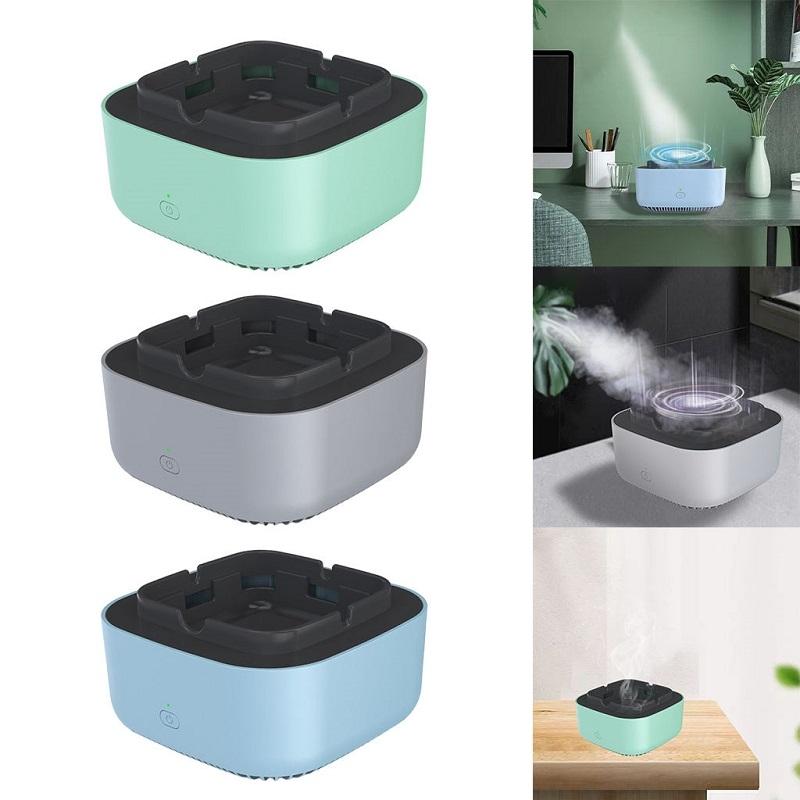 Electronic Ashtray Air Purifier Smoke Odor Eliminator Ashtray for Home, Cigarette Smoke Purifier