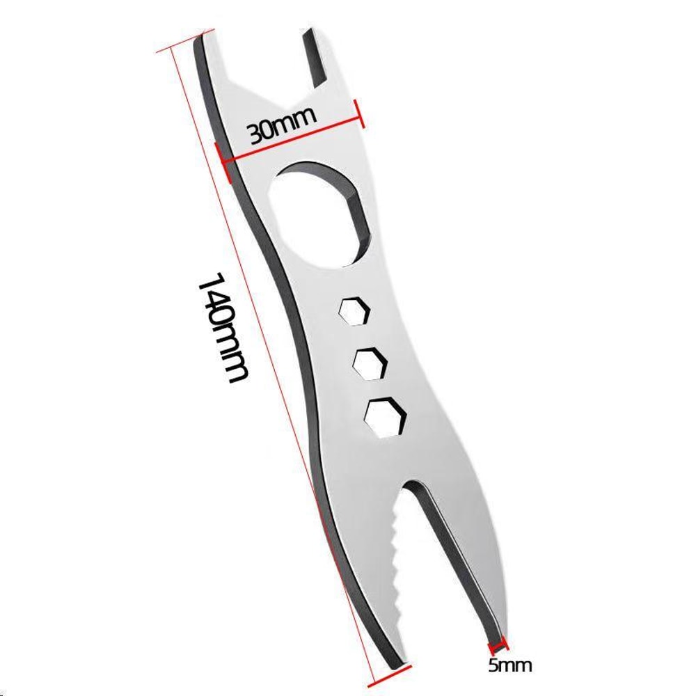 Multifunctional Double Head Quick Wrench Adjustable Spanner Heavy Duty Tool