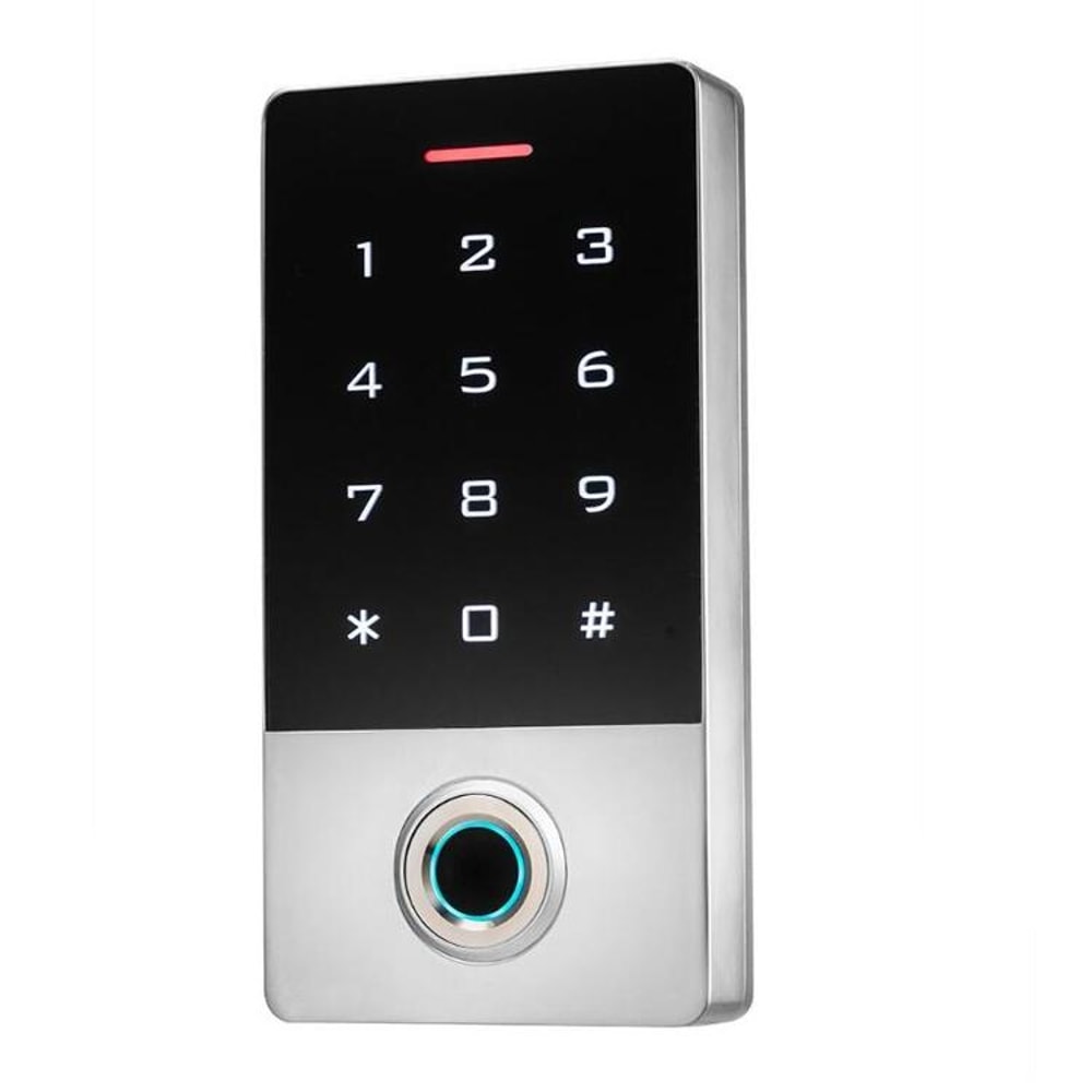Smart Metal Waterproof Fingerprint Access Control System with Keypad & RFID
