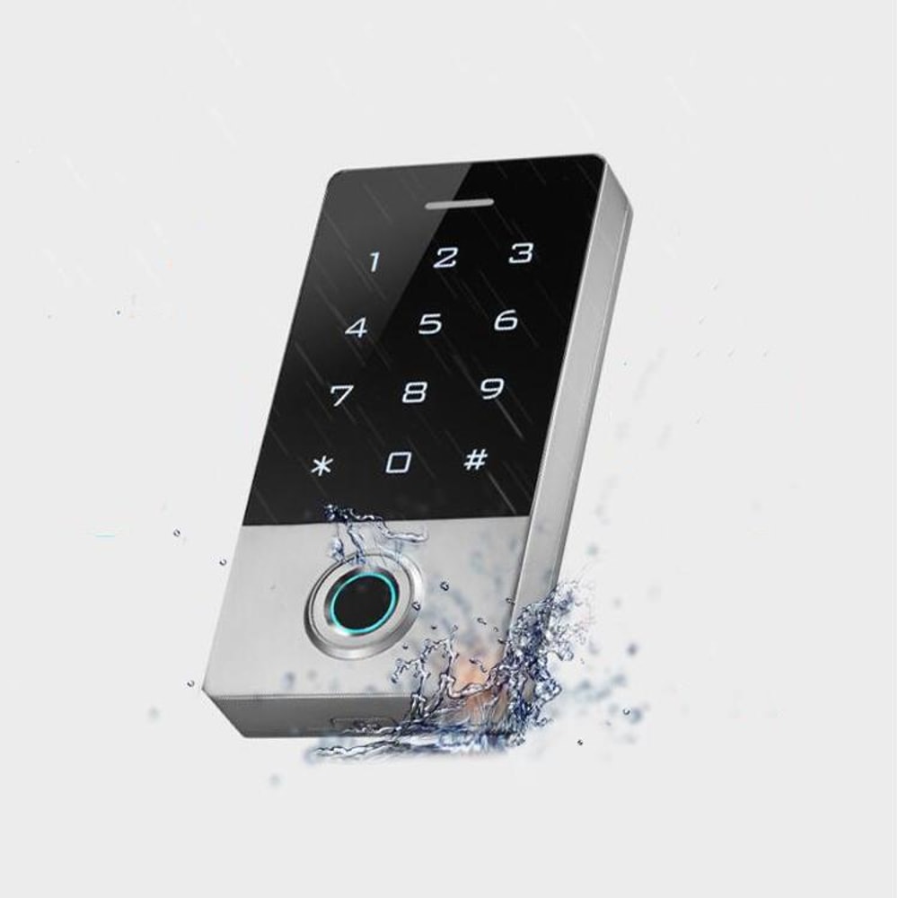 Smart Metal Waterproof Fingerprint Access Control System with Keypad & RFID