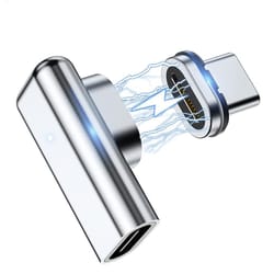 magnetic usb c elbow adapter 100w fast charging connector for laptops