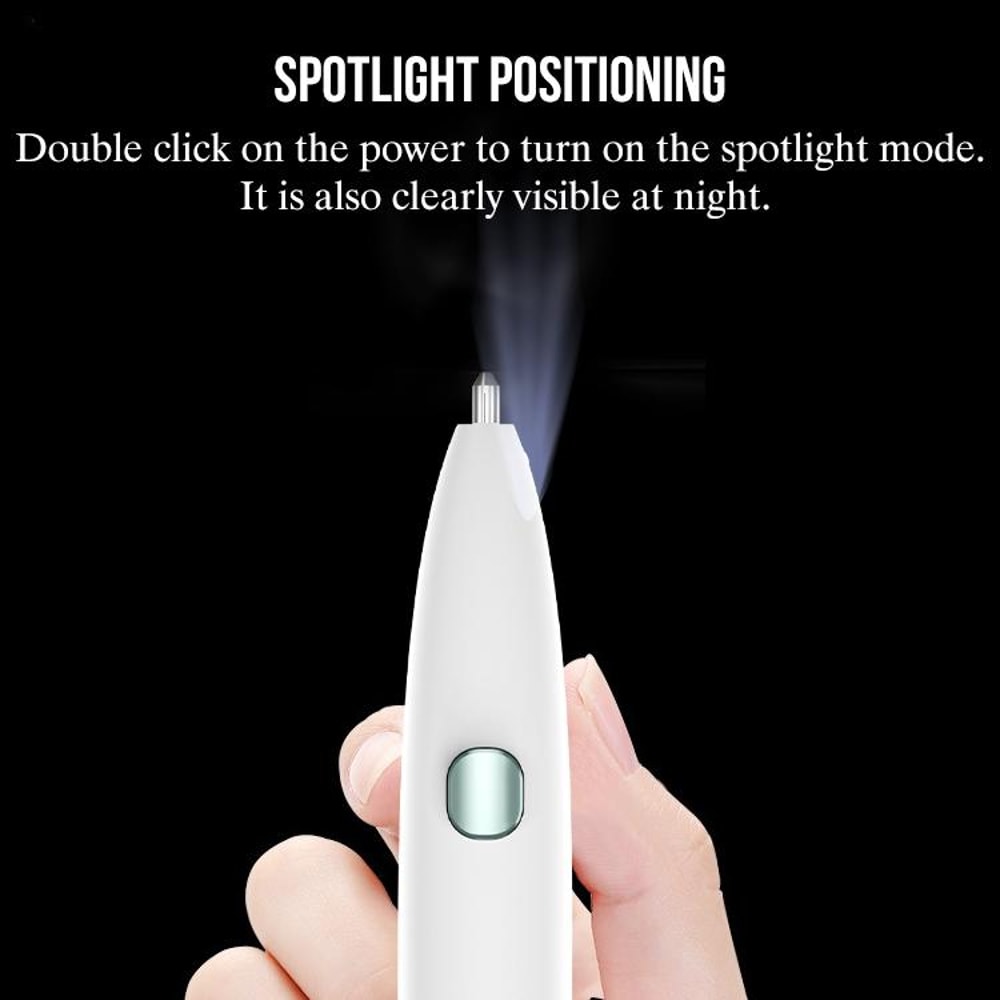 Precision Mole Removal Pen With 9 Levels LED Display Blue Light Care 4