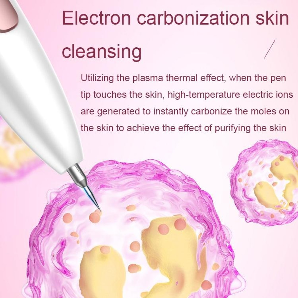 Precision Mole Removal Pen With 9 Levels LED Display Blue Light Care 5